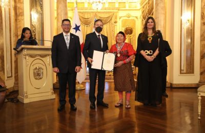 Panama Awards Distinguished Indigenous Citizens